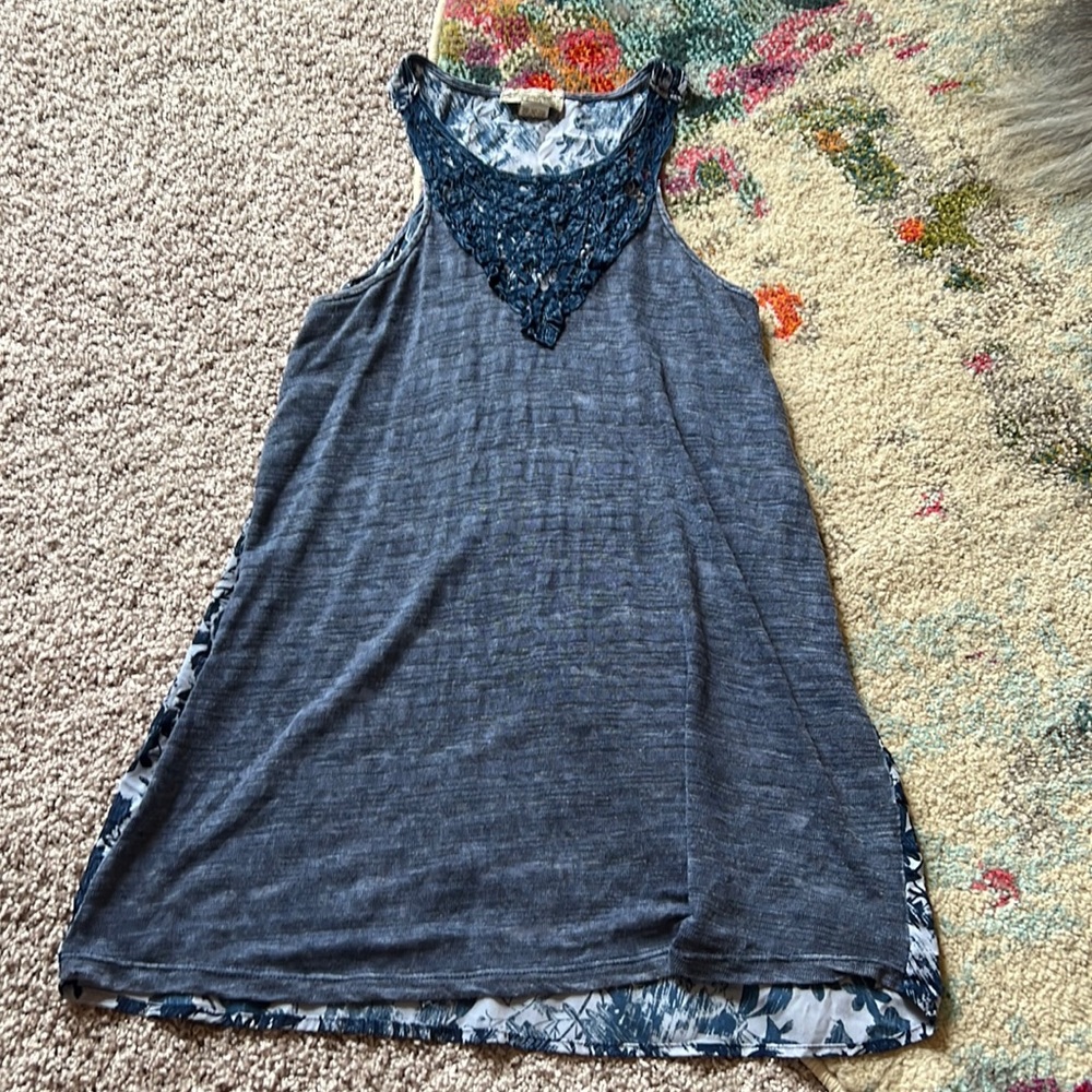 Gimmicks Razorback Tank Top in Blue